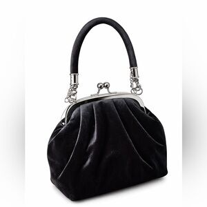 ALESSIA BIANCHI Velvet Satchel